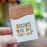 books are my first love phone wallet