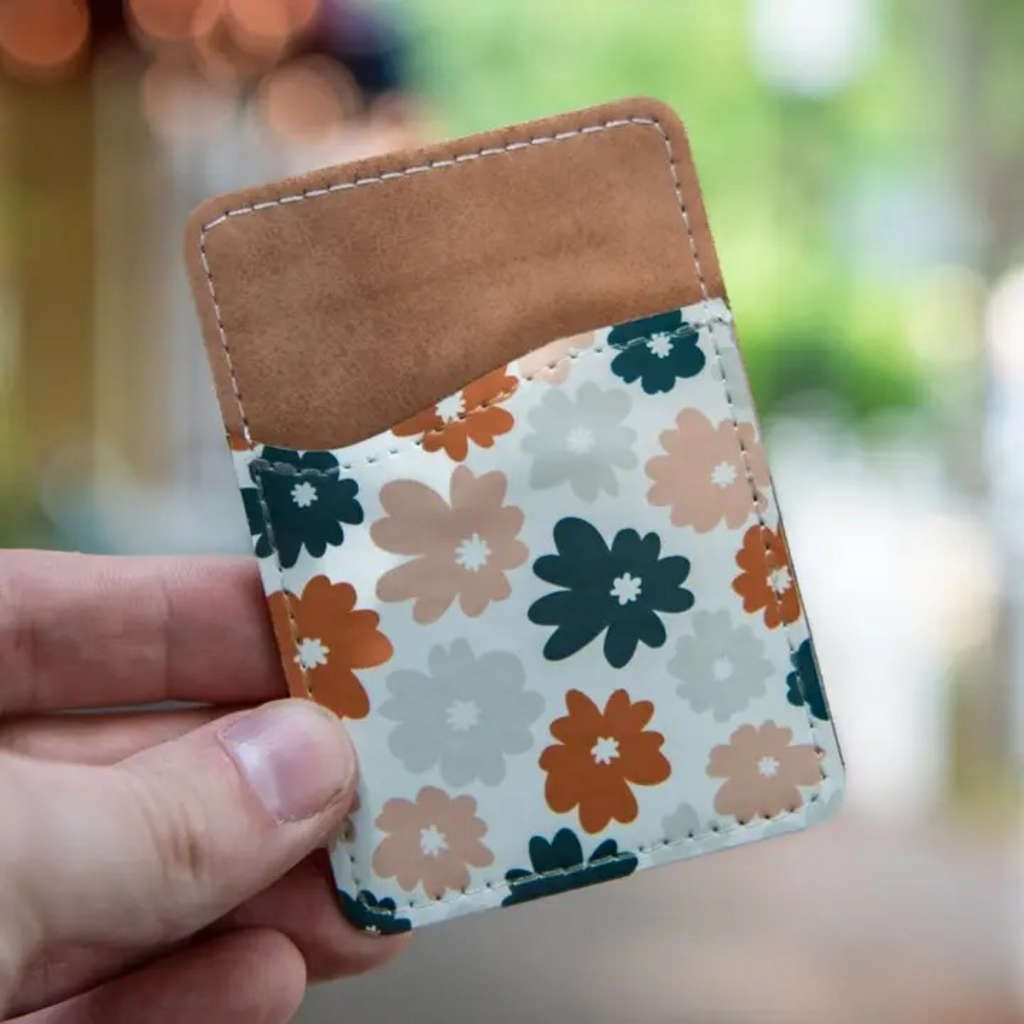 daisy daydream pattern phone wallet