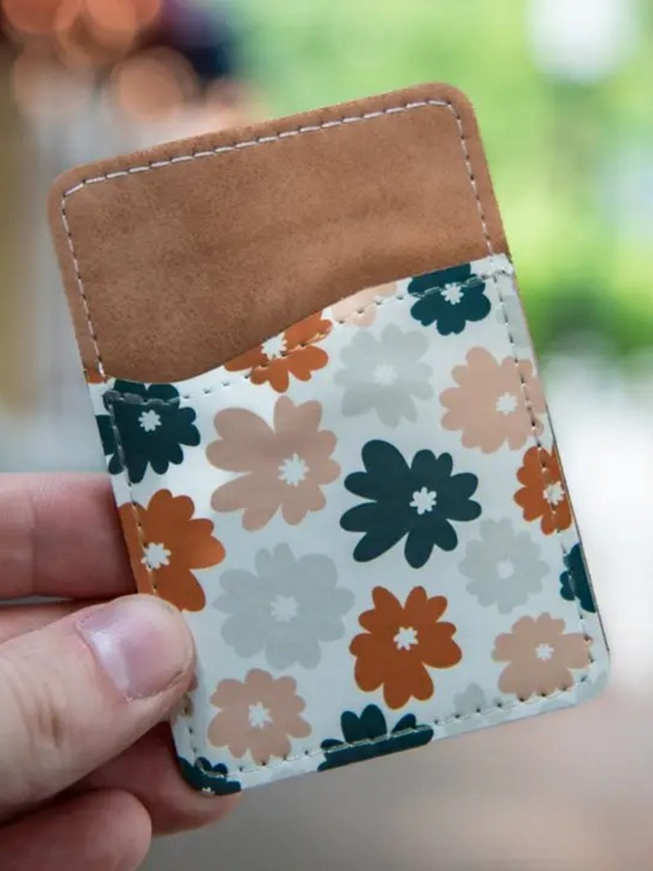 daisy daydream pattern phone wallet