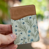 wildflower whisper pattern phone wallet