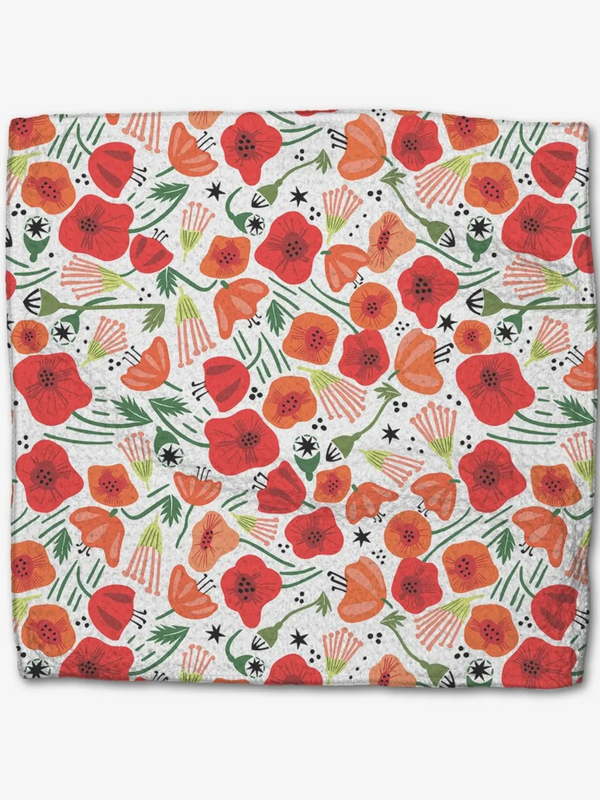 poppy power dishcloth set