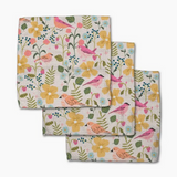 summer songbirds dishcloth set