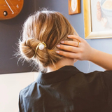 gold and pearl hair pin