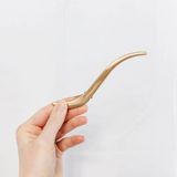 slim gold alligator claw clip
