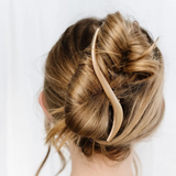 slim gold alligator claw clip