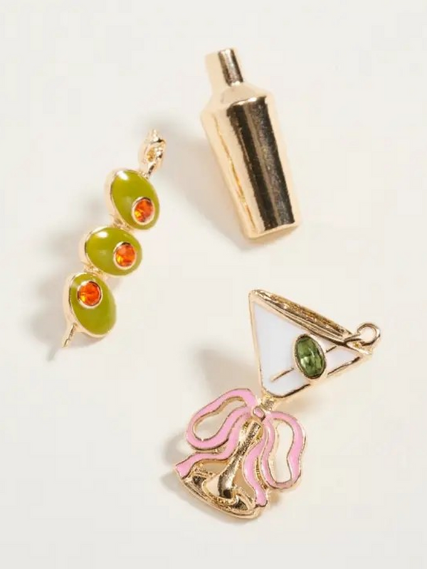 cocktail brooch set