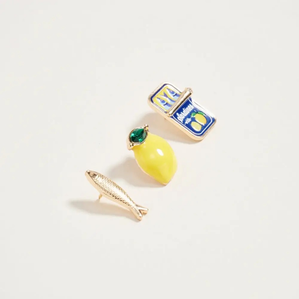 sardine brooch set