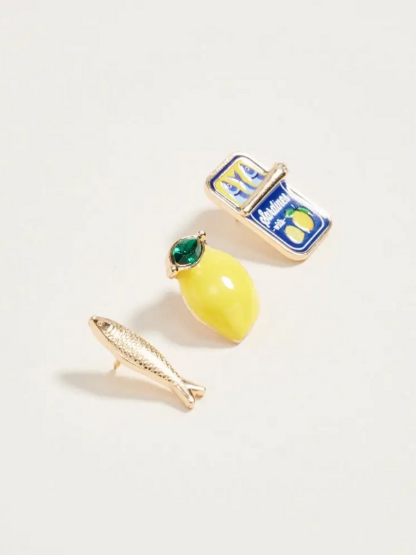 sardine brooch set