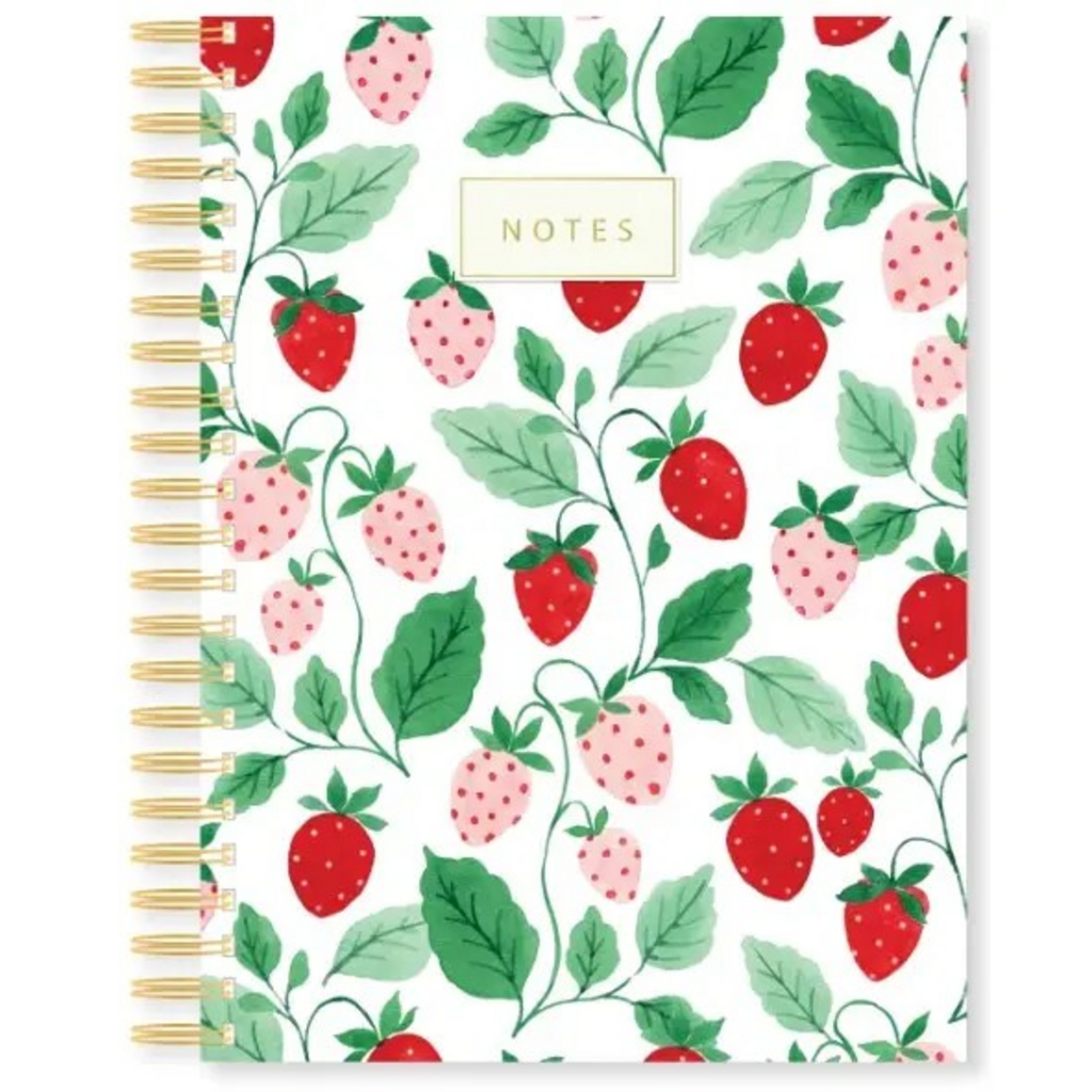 strawberry spiral journal