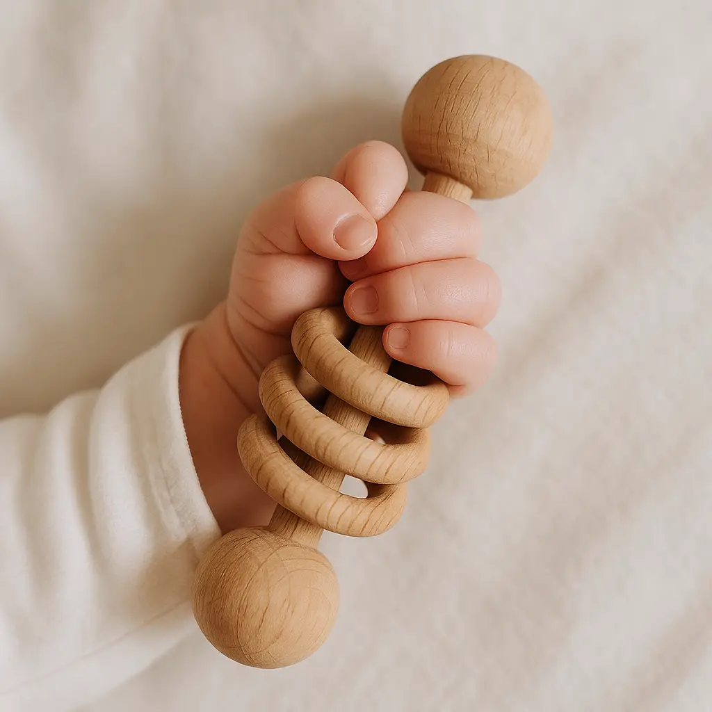 Wooden Ring Rattle