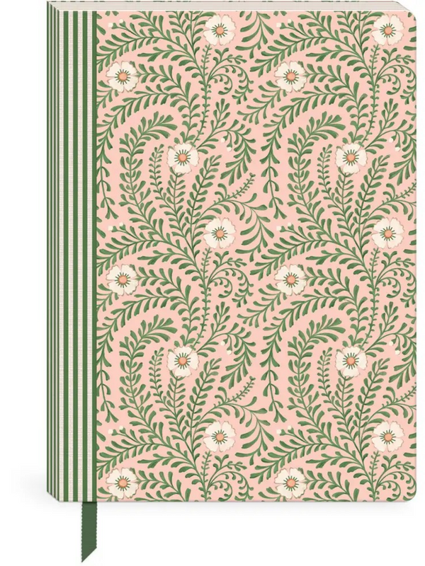 Pink Floral Softcover Journal