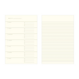 Grid Undated Weekly Planner Journal