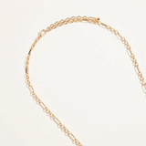 Vintage inspired gold enamel fruit print charm necklace