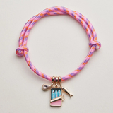 woven sardine charm bracelet