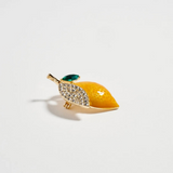 lemon brooch