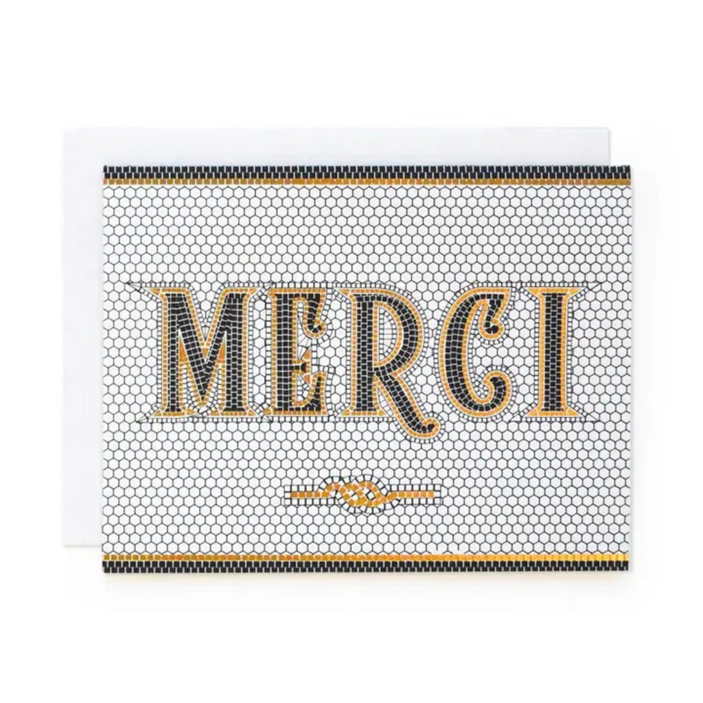 merci tile greeting card