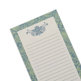 sage strawberry thief magnetic memo pad