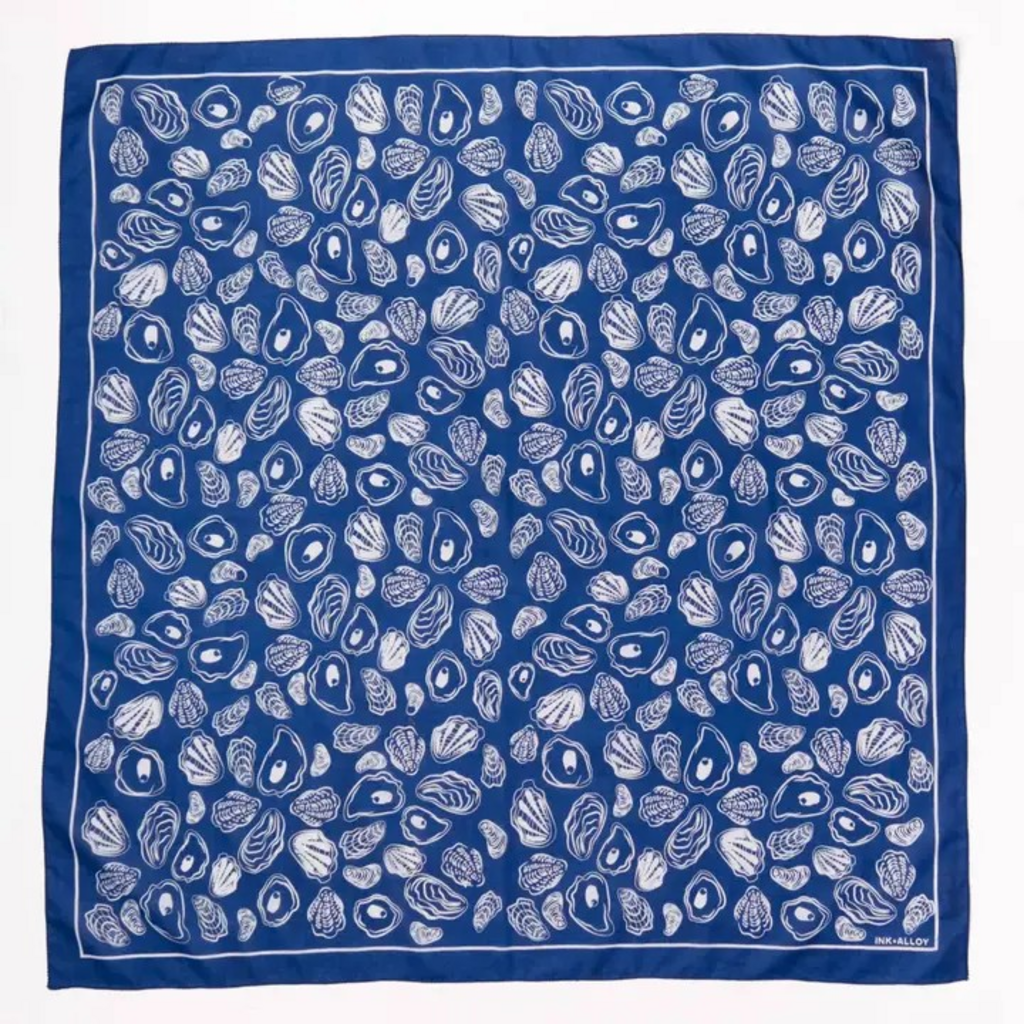 oyster print bandana