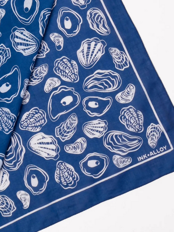 oyster print bandana