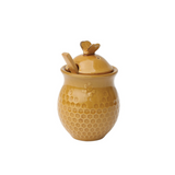 Honey Jar with Wood Honey Spoon