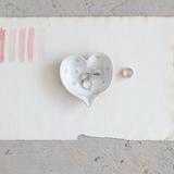 Stoneware Heart Dish