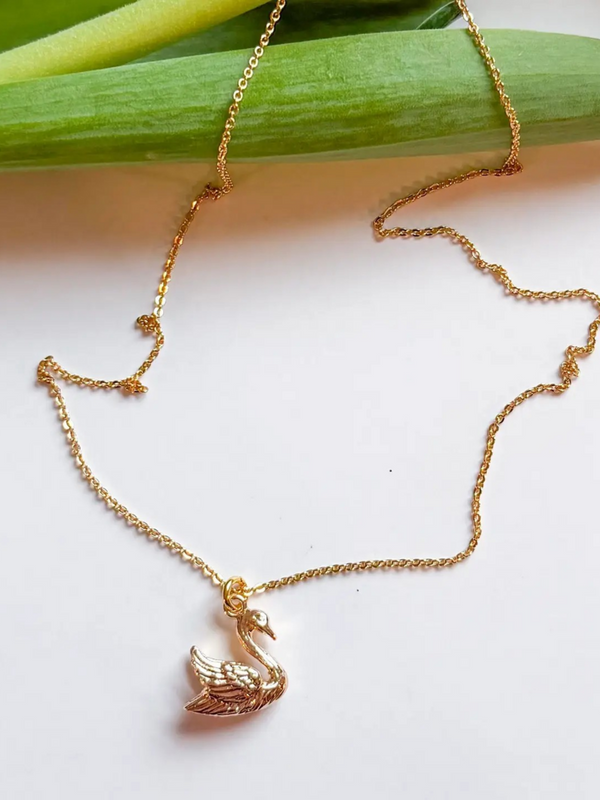 swan necklace
