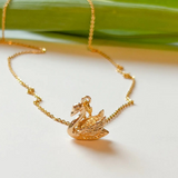swan necklace