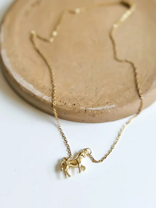 horse girl necklace