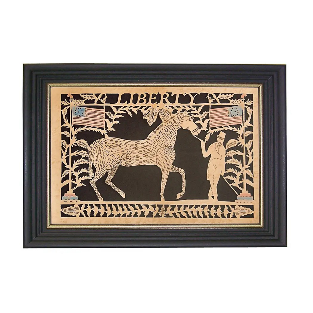 vintage liberty paper cutting