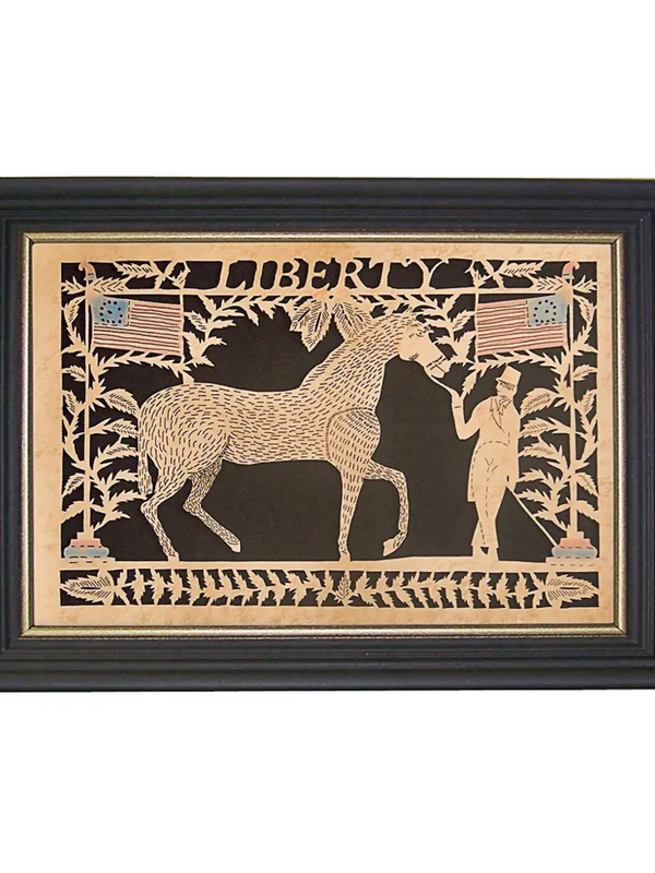 vintage liberty paper cutting
