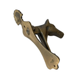 antiqued brass horse head door knocker