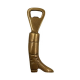 antiqued brass equestrian boot bottle opener