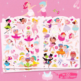 little book of big fun ballerina activity book