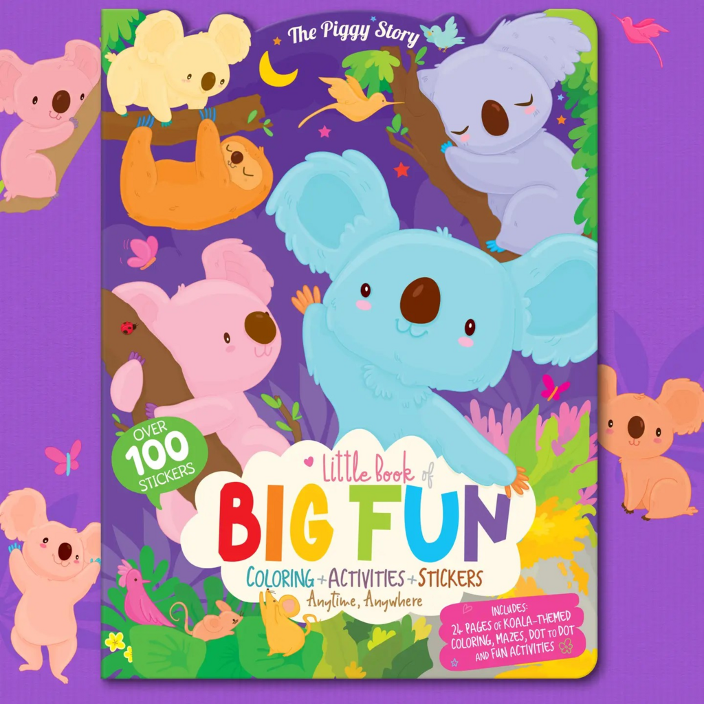 little book of big fun koala activity book