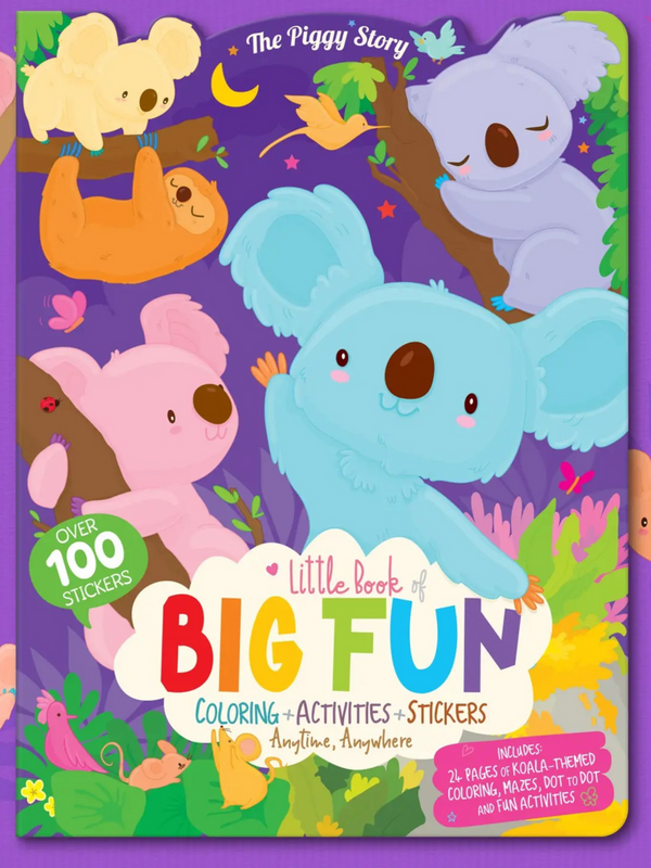 little book of big fun koala activity book