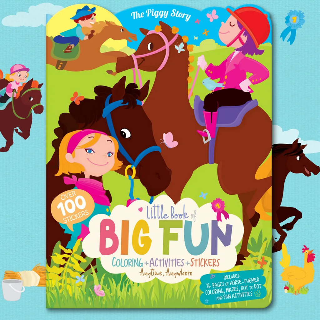 little book of big fun equestrian activity book