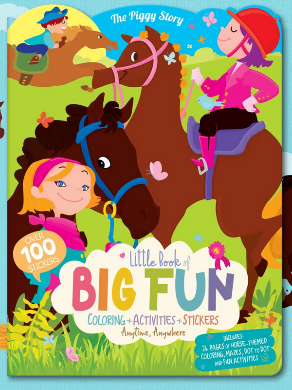 little book of big fun equestrian activity book