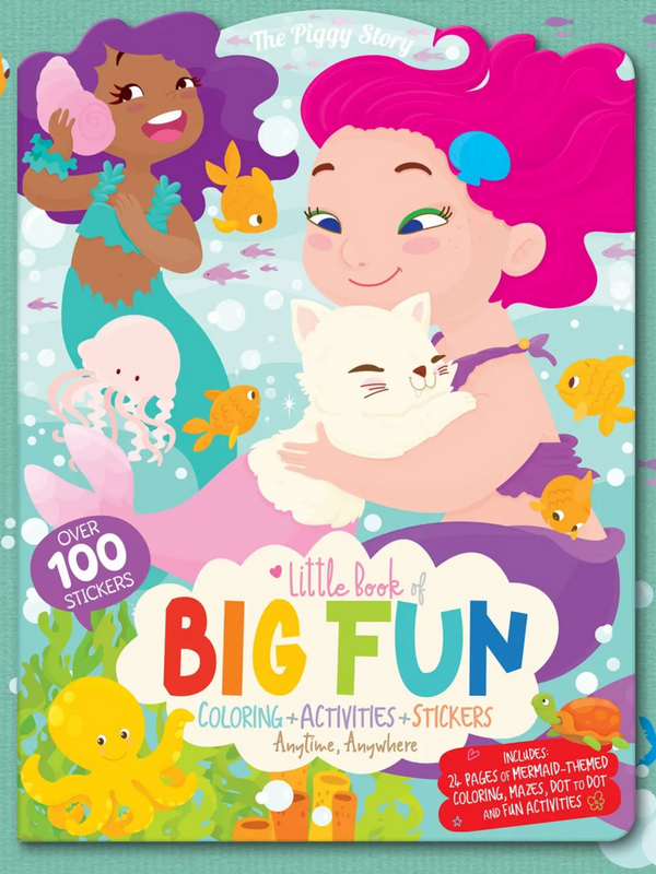 little book of big fun mermaid activity book