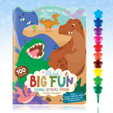 little book of big fun dinos with stacking markers
