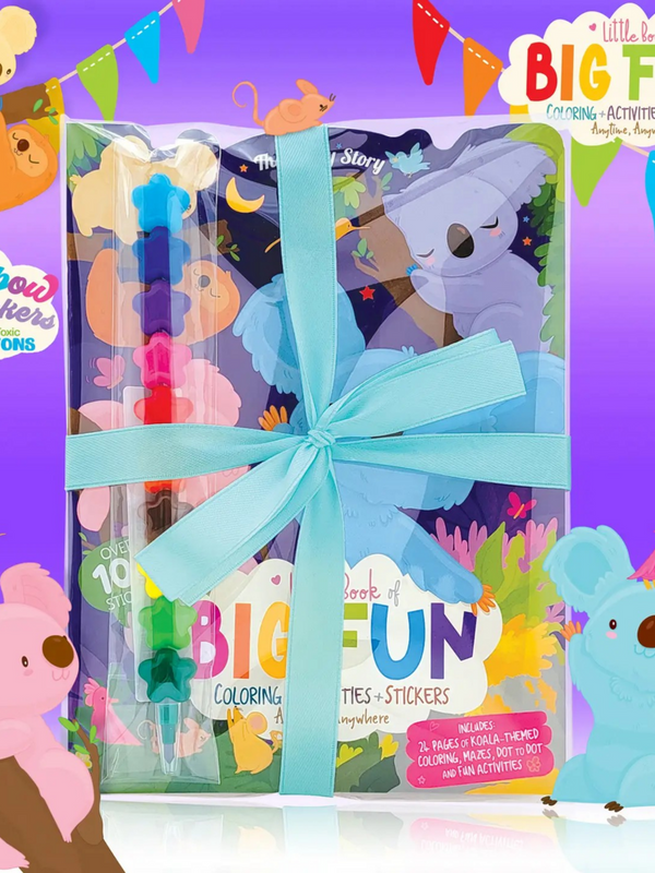 little book of big fun koala with stacking markers