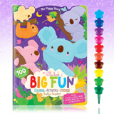 little book of big fun koala with stacking markers