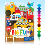 little book of big fun vehicle with staking markers