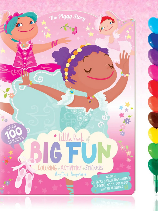 little book of big fun ballerina with staking markers