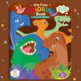 dino dry erase reusable coloring book
