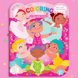 ballet dry erase reusable coloring book