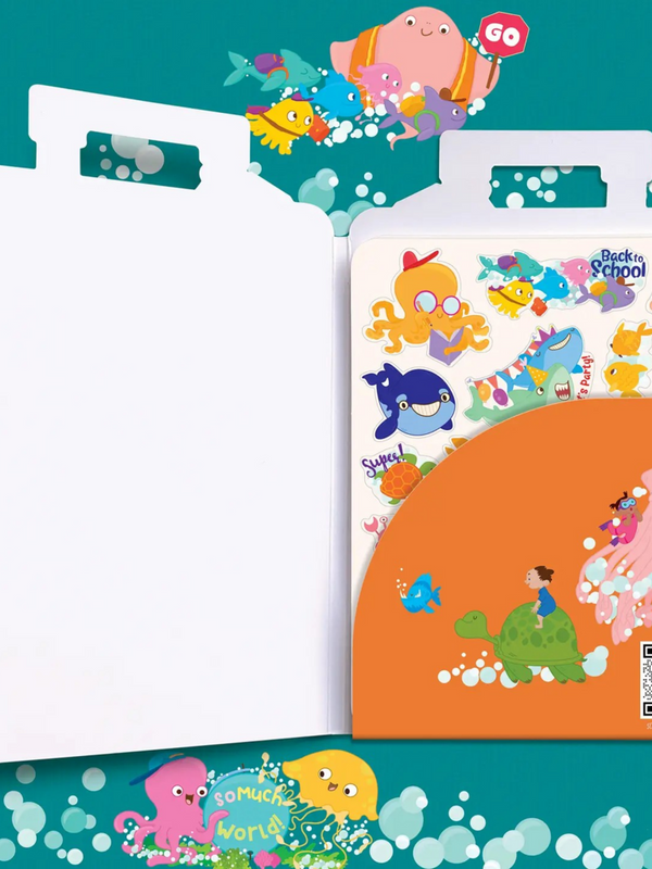 500+ school of fish stickers on the go
