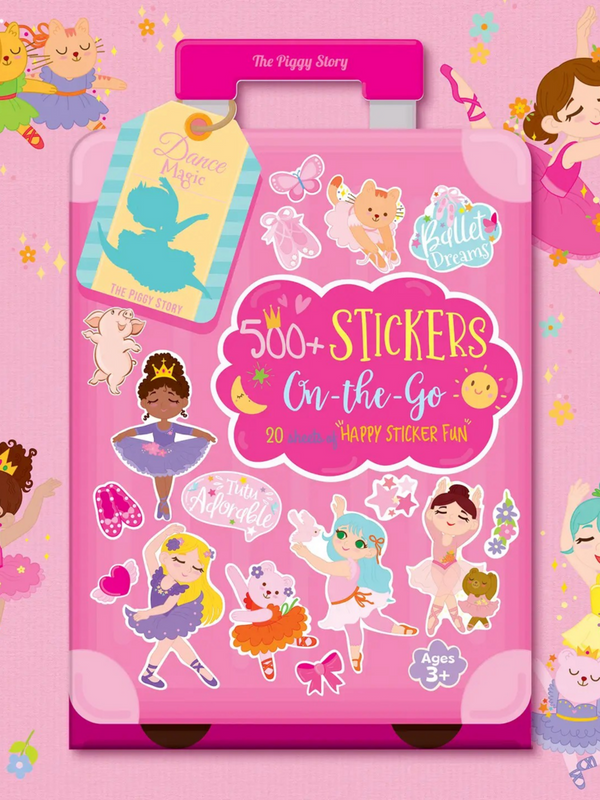 500+ dance magic stickers on the go
