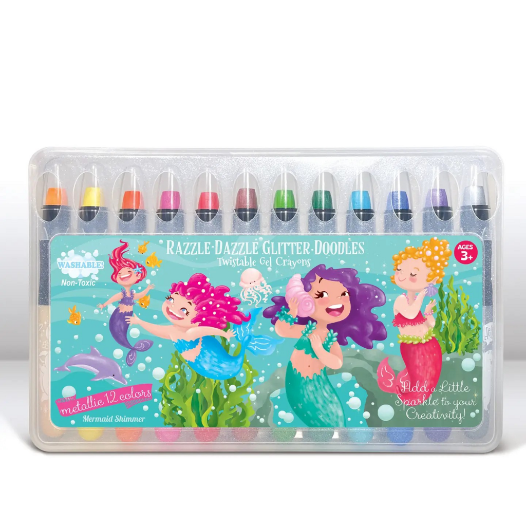 mermaid shimmer doodle twistable gel crayons