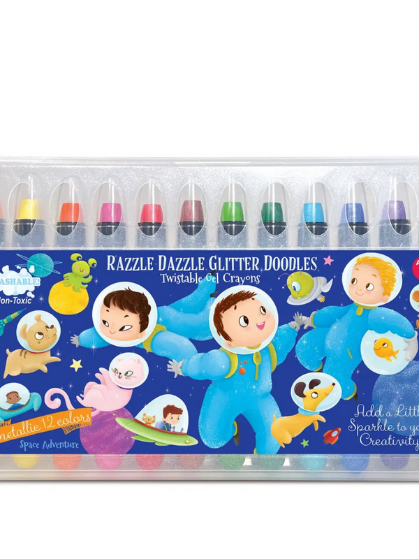 space adventure shimmer doodle twistable gel crayons