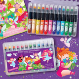 fairy garden shimmer doodle twistable gel crayons